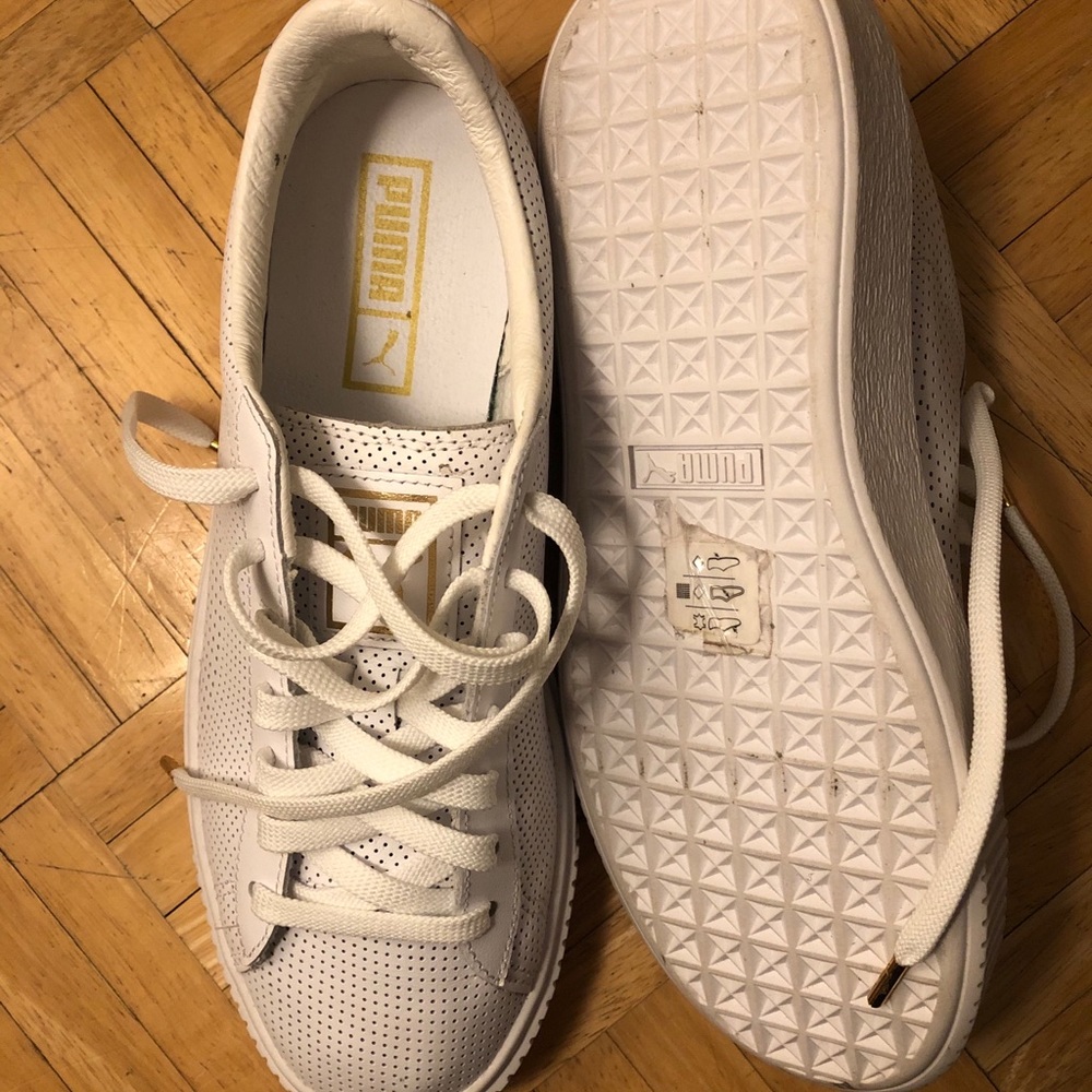 White Puma Shoes